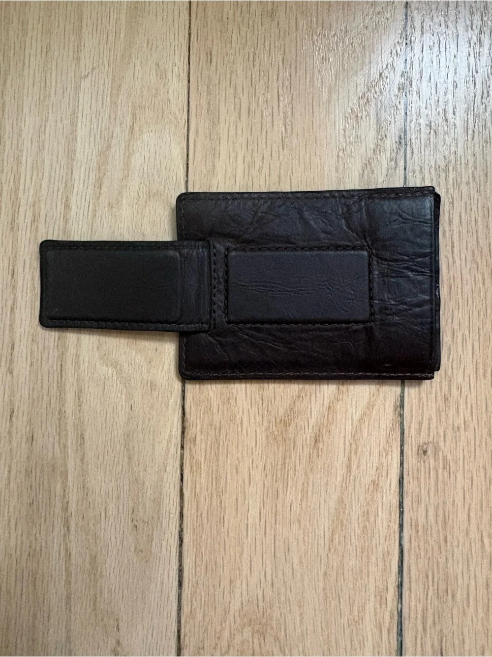 Fossil Men's Brown Leather Slim Card Holder